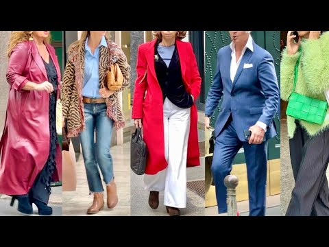 ITALIAN FALL STREET FASHION 2024 🇮🇹LATEST MILAN AUTUMN FASHION TRENDS #vanityfair