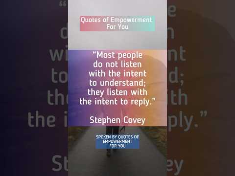 Be Inspired by Stephen Covey! - Quote 24/100 Famous Quotes Challenge #Shorts