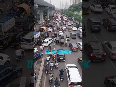 5 Most Traffic Congested Cities in the World! #traffic #most #shorts