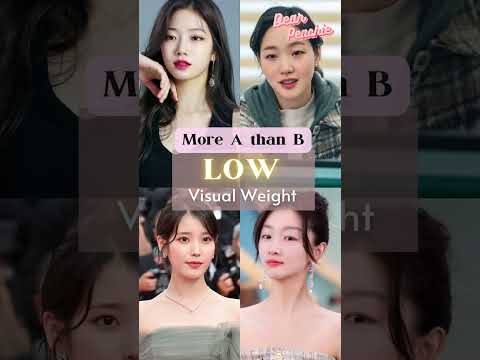 Which one are you? HIGH or LOW Visual Weight? Find out your visual aesthetics now!💕