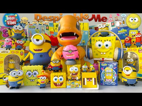 64 Minutes Satisfying with Unboxing Cute DESPICABLE ME 4 Toys Collection ASMR | POP MART Sponge Bob