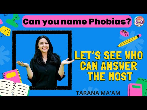 Can you name these Phobias? Let's see who can answer the most!