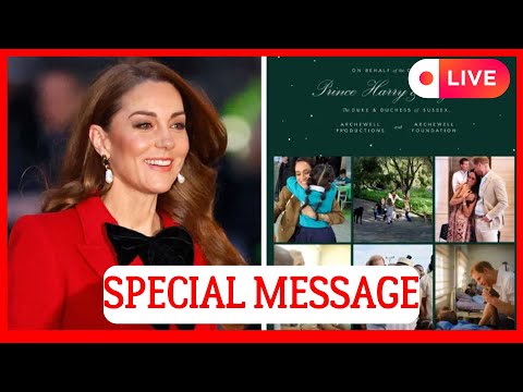 ROYALS IN SHOCK! KATE MIDDLETON RELEASES NEW VIDEO AFTER HARRY AND MEGHAN SEND CHRISTMAS CARD