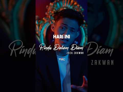 Hari Ini, pukul 8.00 malam Rindu Dalam Diam - Zack Zakwan akan release di youtube FMC Music…