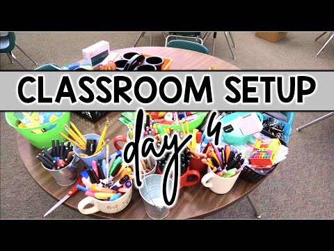 CLASSROOM SETUP 2022! - Day 4 | Supplies + More Decorating