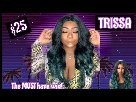 $25 WIG? WHAT IS IT GIVING HUNI! | SENSATIONNEL TRISSA SYNTHETIC WIG INSTALL | WIGTYPES.COM