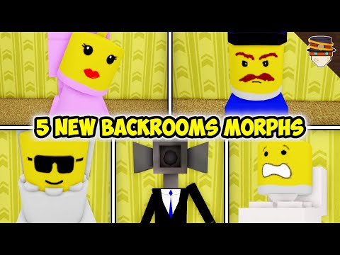 [UPDATE 297] 🚁  How to get ALL 5 NEW BACKROOMS MORPHS | Roblox