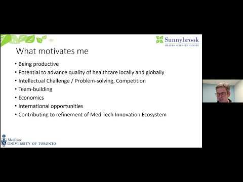 Medventions Lecture Series 2022: The Art of the Start   Medtech Entrepreneurship in Canada