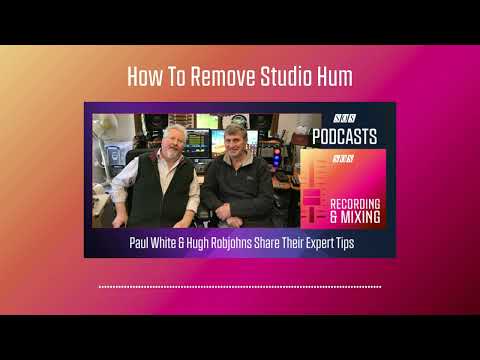 How To Remove Studio Hum | Podcast