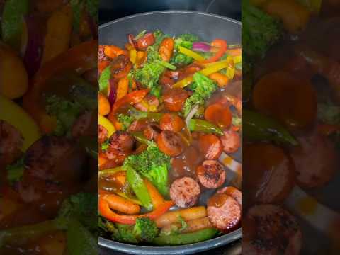 Sausage Stir Fry | Lazy Dinner #recipe #stirfry