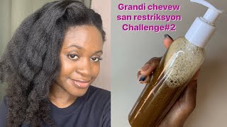 SHAMPOO. Si chevew deja founi e long challenge sa pa pou ou paske chevew pral dekontrolé