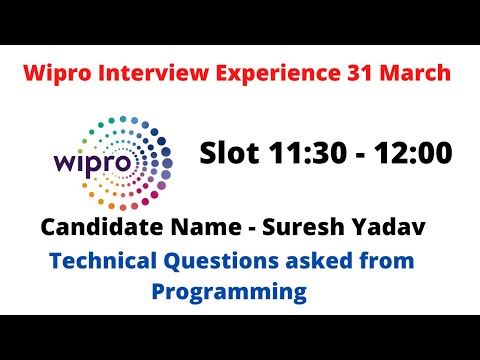 Latest Wipro Interview Experience | 31st March | Latest Wipro Interview Experience | Wipro Business