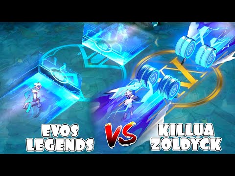 Harith Killua Zoldyck HxH VS EVOS Legends Skin Comparison