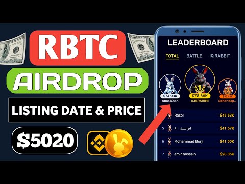 Rocky Rabbit Airdrop Listing Date 💸| Rocky Rabbit $RBTC Token Claim 😱| Rocky Rabbit New Update