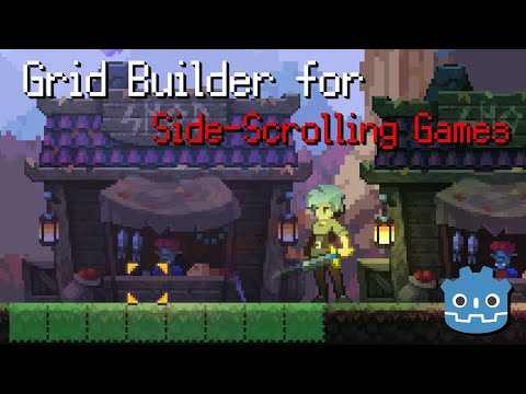 Building Objects in Sidescrolling 2D Platformer Games ~ Grid Building for Godot 2.1 Update