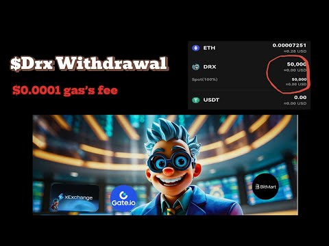 $DRX withdrawal: How to withdraw DoctorX to gate.io | How to sell $drx