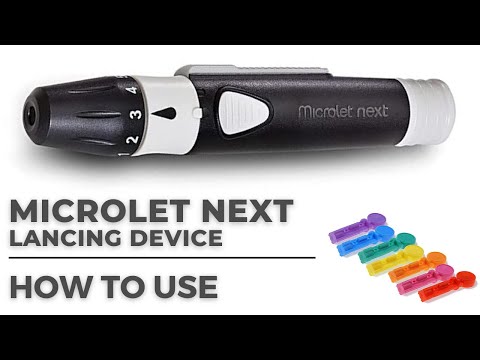 How to use Microlet Next Lancing Device