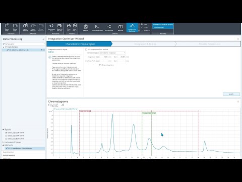 How to integrate peaks in Hydrophobic Interaction Chromatography in OpenLab CDS