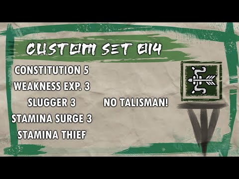 Custom Armor Set 014 - No Talisman Slugger Bow