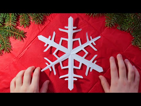 ✂️❄️ How to Make a Beautiful Paper Snowflake for Christmas or New Year 🎄✨