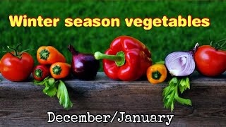 Top 10 vegetables for growing in winter season || easily growing vegetables in winter