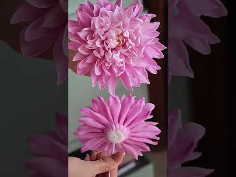 DIY paper craft flowers home decorations gift idea #foryou #tiktok #fyp #gift #craft