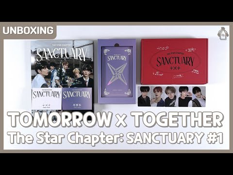 TXT 'The Star Chapter: SANCTUARY' Standard & Weverse Albums Versions + CU POB #Unboxing (04/11/2024)