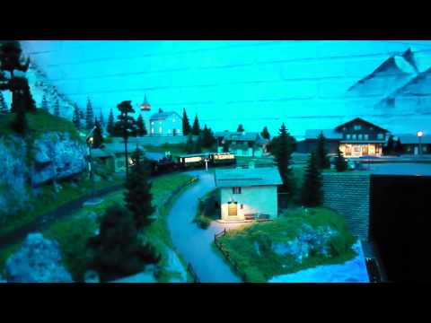 New M.J.modelrailroad store layout, "Alps area" narrow gauge section