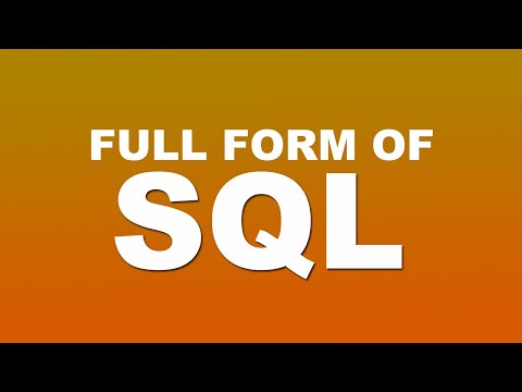 Full Form of SQL | What is SQL Full Form | SQL Abbreviation