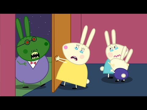 OMG! Zombies Daddy Rabbit Outside, Don't Let In! | Rebecca Rabbit Funny Animation