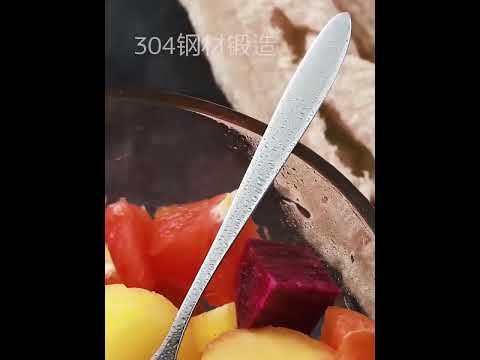 [Little B House] 1pcs Stainless Steel Fruit Fork Cutlery Mini Fork Cake Forks Bento  不锈钢水果叉 - KW126