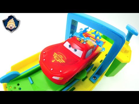 Disney Cars toys Lightning McQueen and Radiator springs friends Color Changers Paint factory Playset