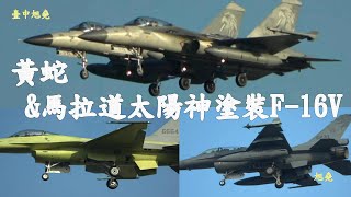 黃蛇再升空 馬拉道太陽神F-16V & IDF戰機低空穿降.