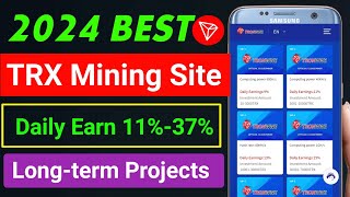 Latest TRX [ Tron ] Mining Site | Trx Earning Site Today | New Tron Earn App | Tronwwe | TRX