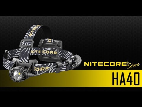 (Discontinued) NITECORE HA40 1000 Lumen Headlamp Powered by 4x AA Batteries