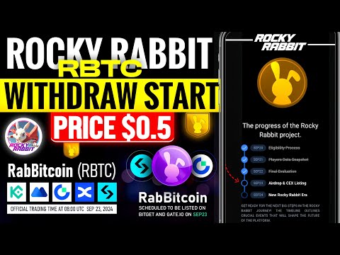 Rocky Rabbit Airdrop CEX Listing | Today Rocky Rabbit Withdrawal Start | Rocky Rabbit Update