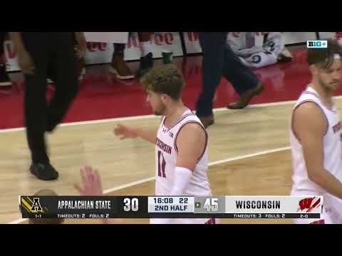 Highlights vs Appalachian State || Wisconsin Basketball || November 10, 2024