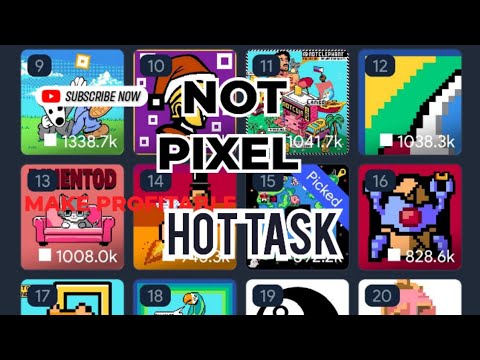 NOT PIXEL Hot Update to earn BUILD Coin for free #crypto #1000subscriber