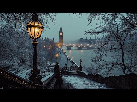 Gothic Winter Lights | A Quiet Evening by the River | Dark Academia Music for Study & Reflection