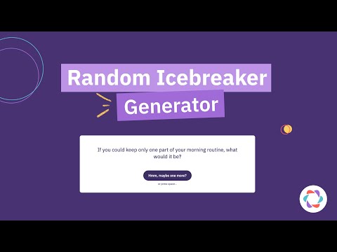 Random Icebreaker Generator | Parabol