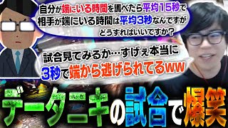 平均3秒で画面端から逃げられてしまうデータニキの試合を見て爆笑するカワノ【スト6】