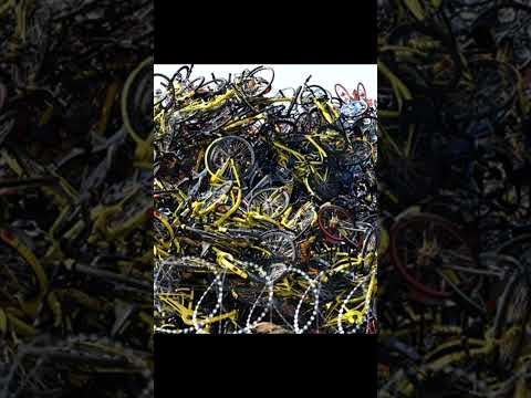 自転車の墓場……。【カンザキ/エバチャンネル】