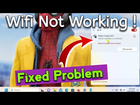 Action Needed No Internet WiFi Windows 11 Fixed | WiFi Not Working Problem Fixed