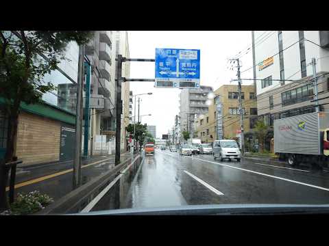 Sapporo city road 4K/60p drive, Down town drift, Fukuzumisoen dori Ave. → AEON minamihiragishi store