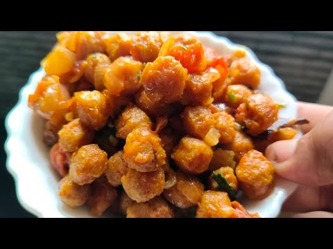 அட்டகாசமான சுவையில் மீல்மேக்கர் வறுவல்| Soya Pepper Fry Recipe In Tamil| Soya Chunks Recipe In Tamil