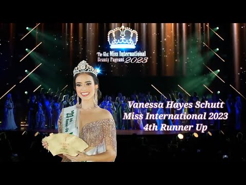 Miss International 2023 4th Runner Up Vanessa Hayes Schutt | #MissInternational2023