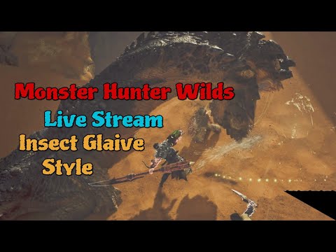 Monster Hunter Wilds beta. Insect Glaive style.