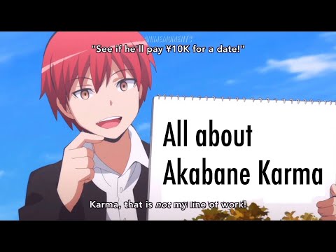 Full guide to Akabane Karma in assassination classroom