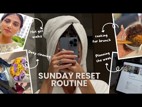 Sunday Reset Routine : How To Prepare For A Productive Week | Sunday Vlog