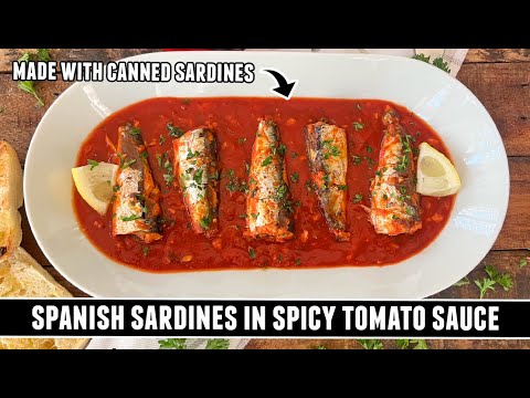 Canned Sardines in Spicy Tomato Sauce | Quick & EASY 20 Minute Recipe